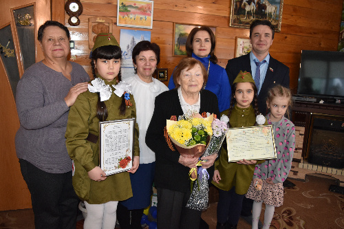 Поздравление ветерана с годовщиной в честь Дня снятия блокады Ленинграда