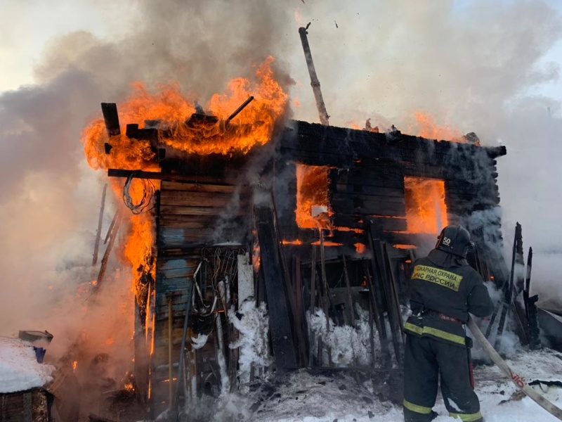 Пожар в Эхирит-Булагатском районе