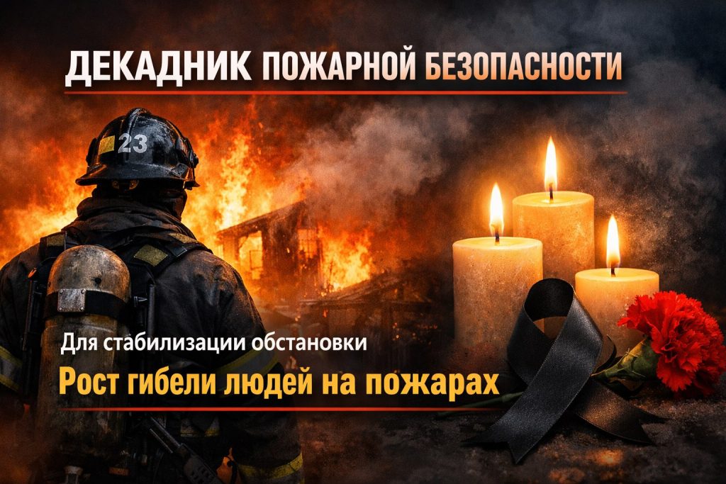 В связи с ростом количества погибших людей, в том числе детей на пожарах, в г.Черемхово объявлен Декадник пожарной безопасности