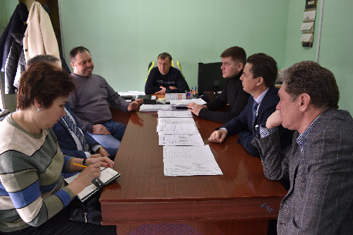 Рабочая встреча с директором Нижнеилимского филиала Дорожной службы Иркутской области 