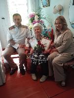 Сегодня, 27 июня, отметила 90-летний юбилей жительница с. Оса Комогорцева Антонина Михайловна
