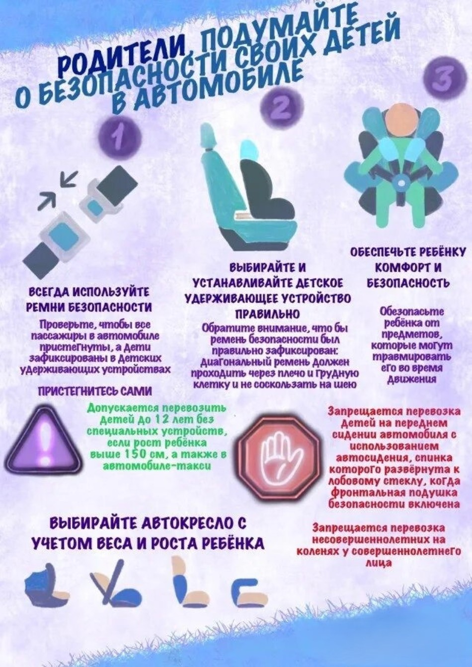 Безопасность детей в атомобиле