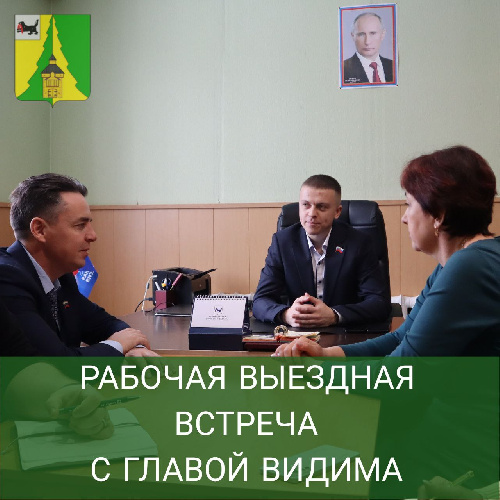 День администрации в поселке Видим