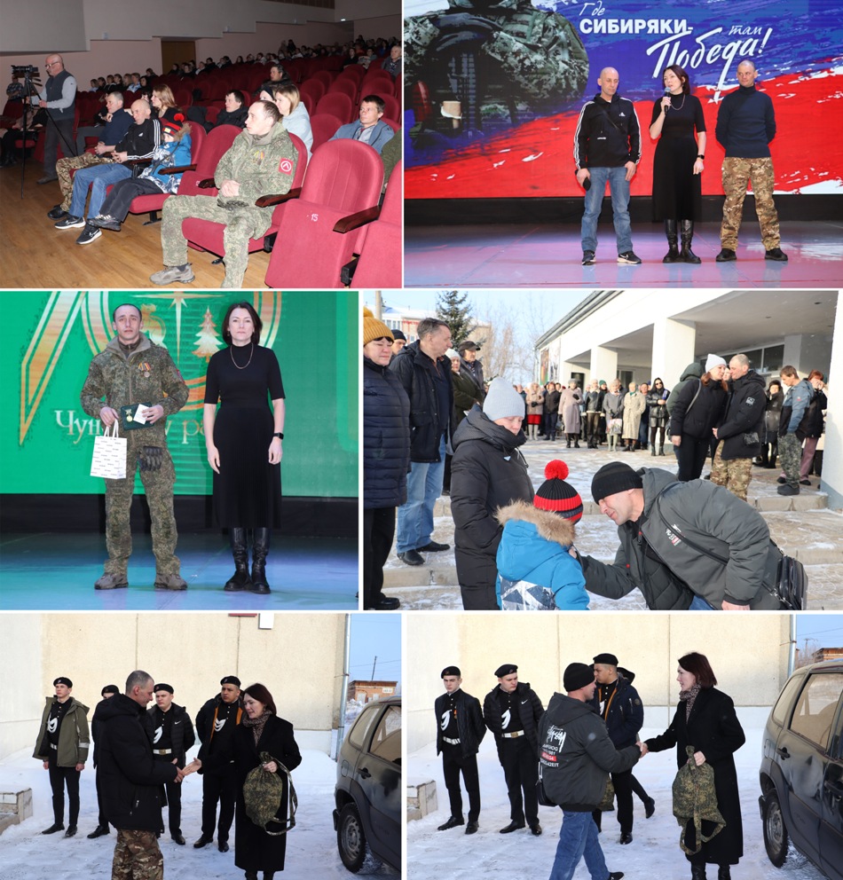 Проводили на службу по контракту