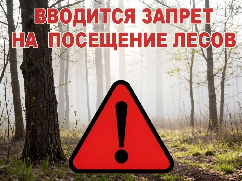 Внимание: с 8 мая вводится ограничение на посещение лесов