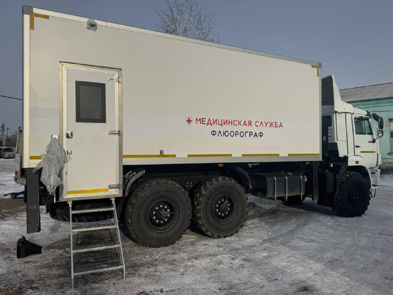 Новый передвижной флюорограф получила Черемховская городская больница №1