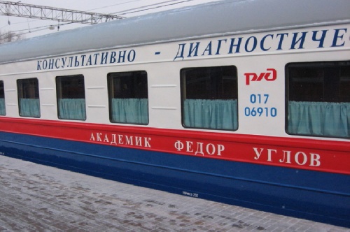 Медицинский поезд «Академик Федор Углов» сделает остановки в  Нижнеилимском районе  