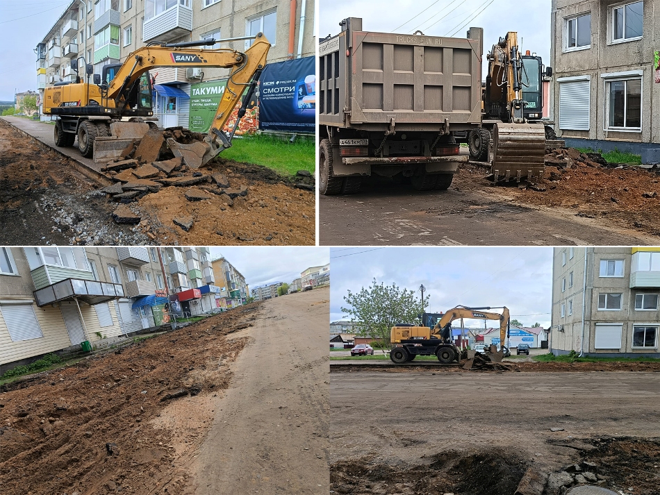 На ул. Комарова продолжается демонтаж