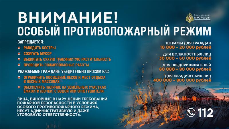 В Иркутской области продолжает действовать особый противопожарный режим