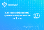 Как зарегистрировать право на недвижимость за 1 час