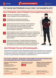 Памятка. Что такое терроризм и как я могу остановить его?