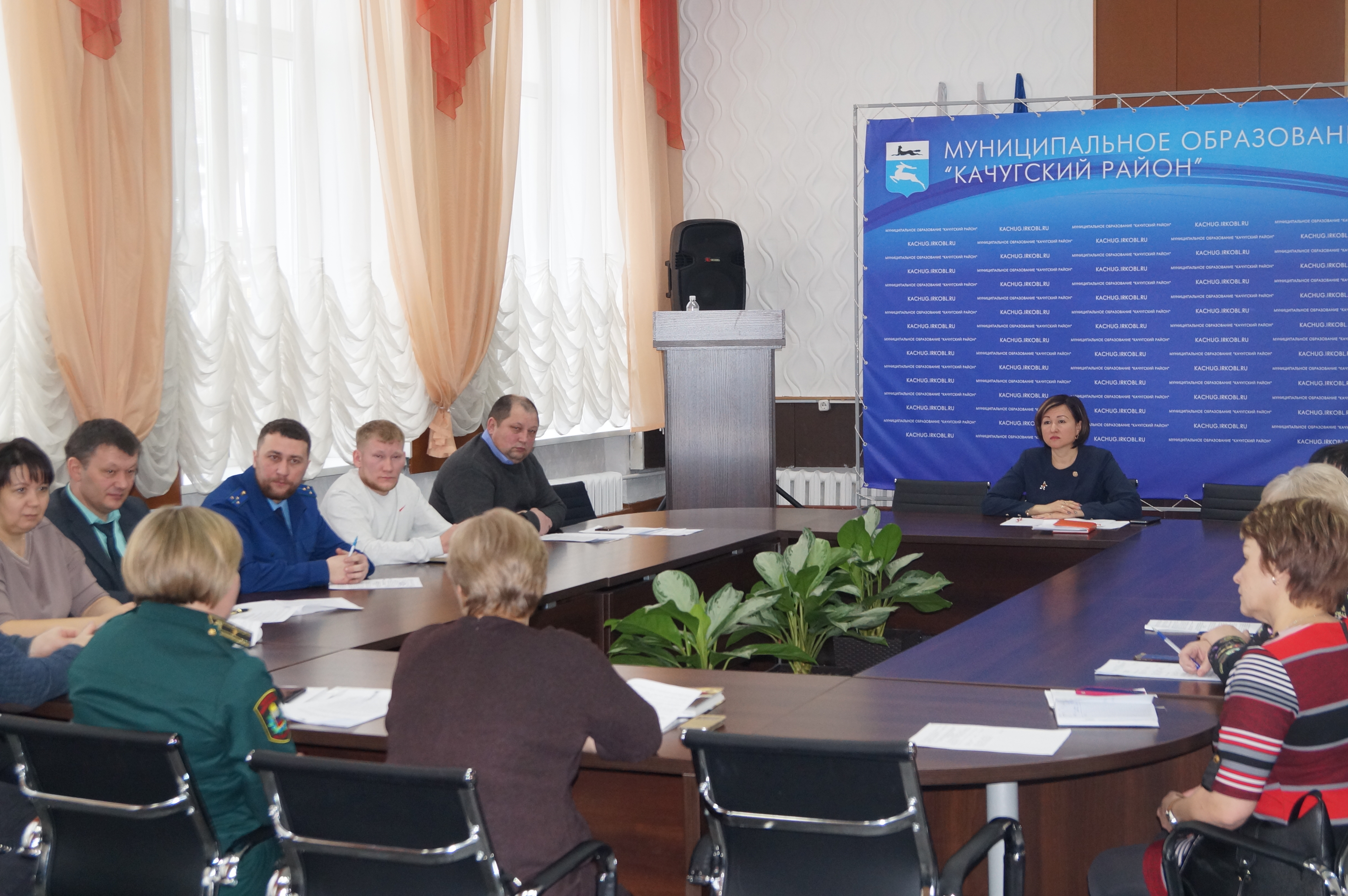 Заседание Межведомственной комиссии по профилактике правонарушений и преступлений в Качугском районе 
