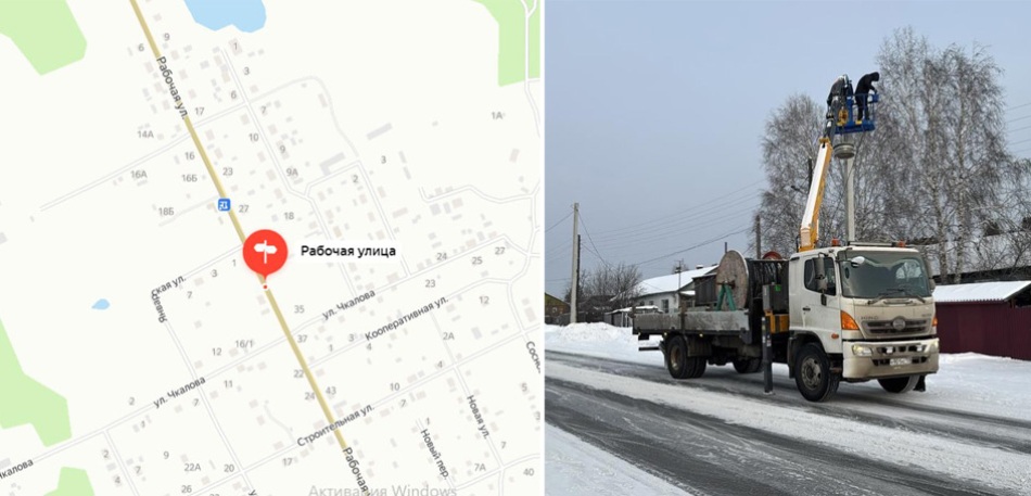 По ул. Рабочей в Лесогорске в этом году появится новое освещение