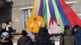 Главные герои праздника Блин Блинович и  Масленица
