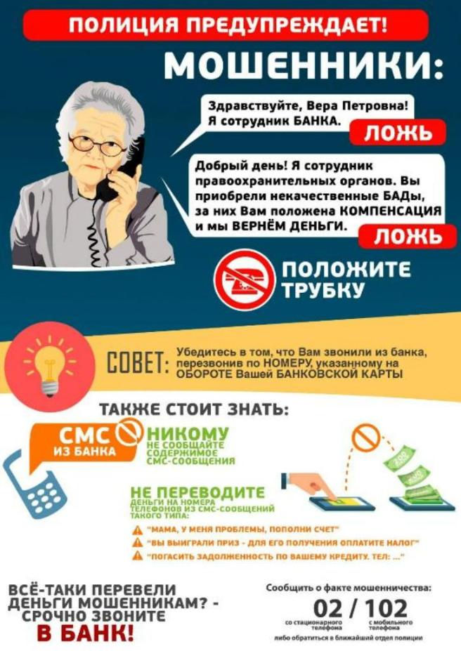Виды мошенничеста! Осведомлён, значит вооружен!