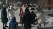 Поздравление детей на улицах р.п. Железнодорожный МУ МЦК