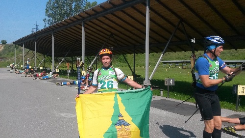 Нижнеилимский флаг был поднят на Чемпионате России по биатлону