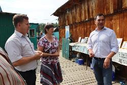 Во вторник в Черемховском районе с рабочим визитом побывал депутат Государственной думы Сергей Тен