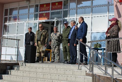 В Железногорске-Илимском сегодня состоялись проводы в зону Специальной военной операции