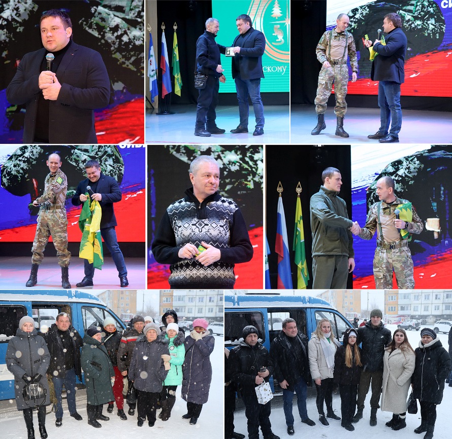 Проводили на службу по контракту