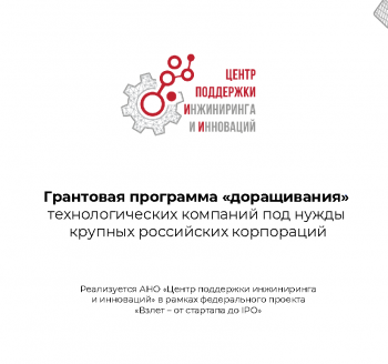 Грантовая программа, направленная на поддержку отечественных поставщиков крупных российских корпораций (программа «доращивания»)