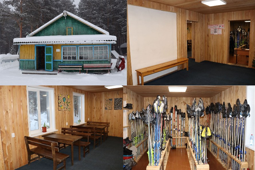 Новый сезон лыжная база встретила обновленным помещением пункта проката лыжного инвентаря