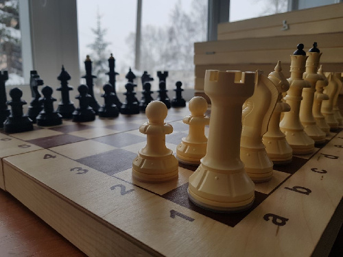 Новый инвентарь в неофициальном шахматном клубе