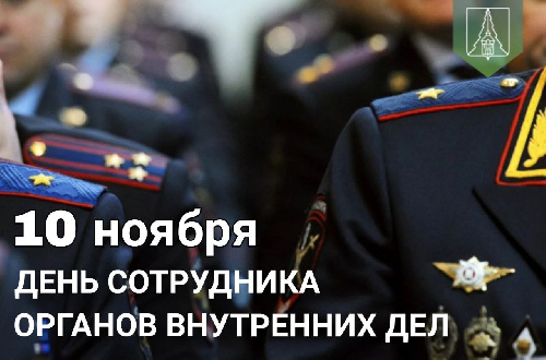 С Днём сотрудника органов внутренних дел!