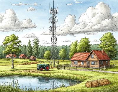 Минута Вашего времени обеспечит деревни и села сотовой связью