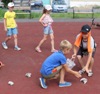 3 июля на детской площадке в мкр. Северный для ребят сотрудники центральной библиотеки провели игровую программу «Кто такой турист?»