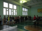 открытие районного первенства по настольному теннису