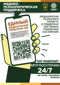 Работает чат психологической помощи участникам СВО и их семьям