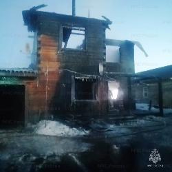 Пожар с гибелью двух детей в Иркутском районе