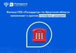 Филиал ППК «Роскадастр» по Иркутской области напоминает о едином «телефоне доверия»