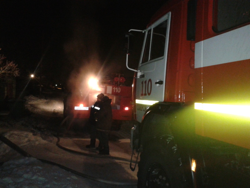 Пожар в г. Иркутске