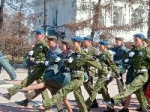 Впервые в истории Иркутского Поста № 1 право нести Почетную Вахту в преддверии Дня Победы получили 60 юношей и девушек из 10 муниципалитетов