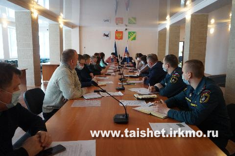 Состоялось заседание оперштаба по предупреждению распространения коронавируса на территории Тайшетского района