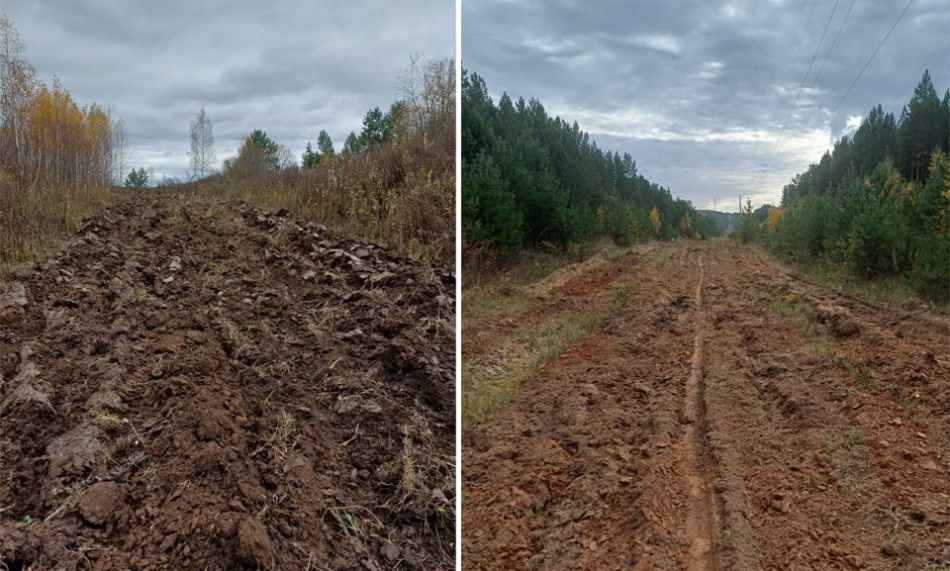В Чунском округе продолжается работа по созданию минерализованных полос