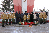 22 февраля состоялся Митинг, посвященный Дню защитника Отечества, у мемориала Воинской Славы в с. Оса.
