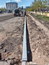 На ул. Фрунзе идет асфальтирование