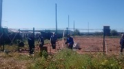 Площадка установка ограждения2