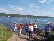 Группа здоровья п. Невон под руководством С. Погожевой
