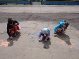  на асфальте Лесные жители. Седановская сельская библиотека