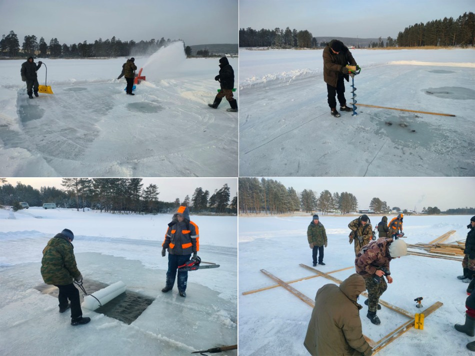 Началась подготовка крещенских иорданей