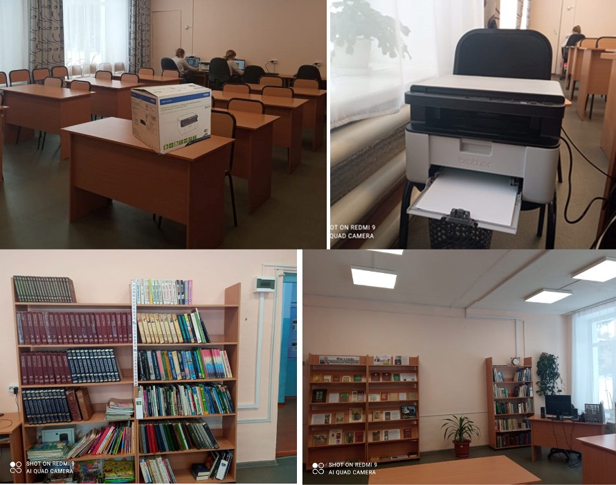Информационный  центр  лесогорской школы №4  оснащен и работает