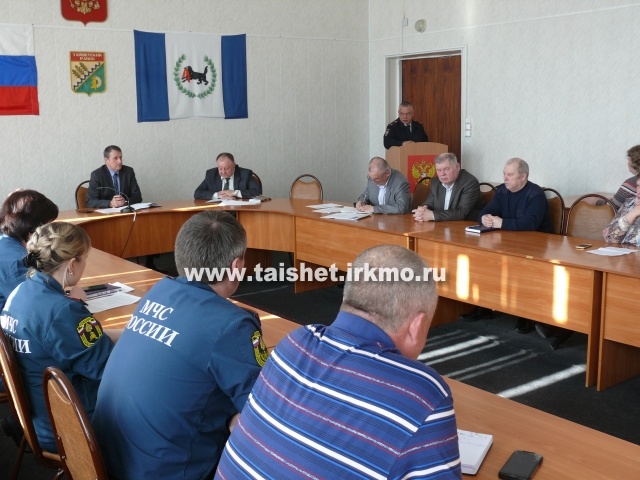 Заседание КЧС по готовности к паводкам прошло в администрации Тайшетского района