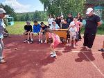В рамках Всероссийской Недели спорта в Осинском районе проводится мероприятие по сдаче норм ВФСК ГТО в детском лагере "Дружба"