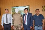 Мэр района Борис Хошхоев встретился с участником специальной военной операции с позывным Оса