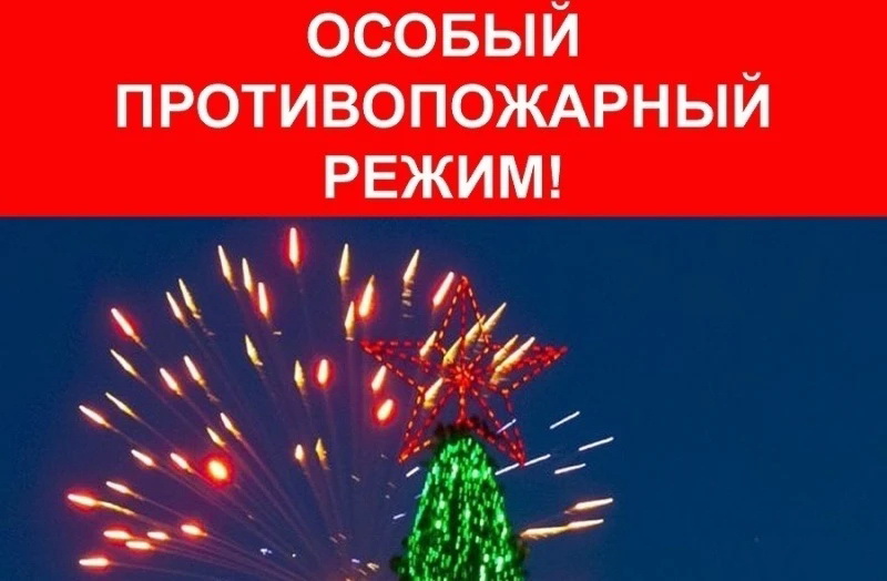 Особый противопожарный режим введен в Иркутской области на период новогодних и рождественских праздников