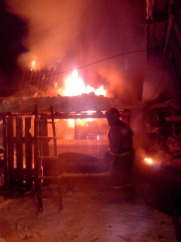 Пожар в г. Бодайбо